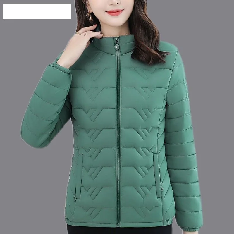 Middle-aged Elderly Fashion Coat Down Cotton-padded Women's 2025 Winter Short Female Light Loose Jacket Down Plus Size Overwear