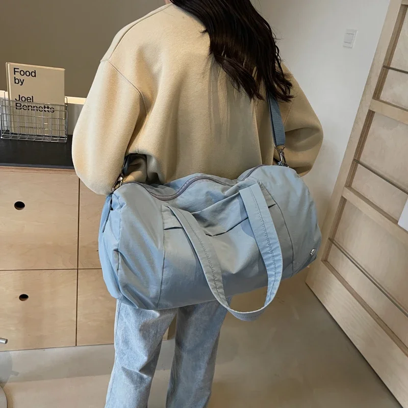 

New Solid Oxford Zipper Large Capacity Travel Bag 2026 High Quality Simplicity Waterproof Luxury Leisure Vacation Luggage Bags