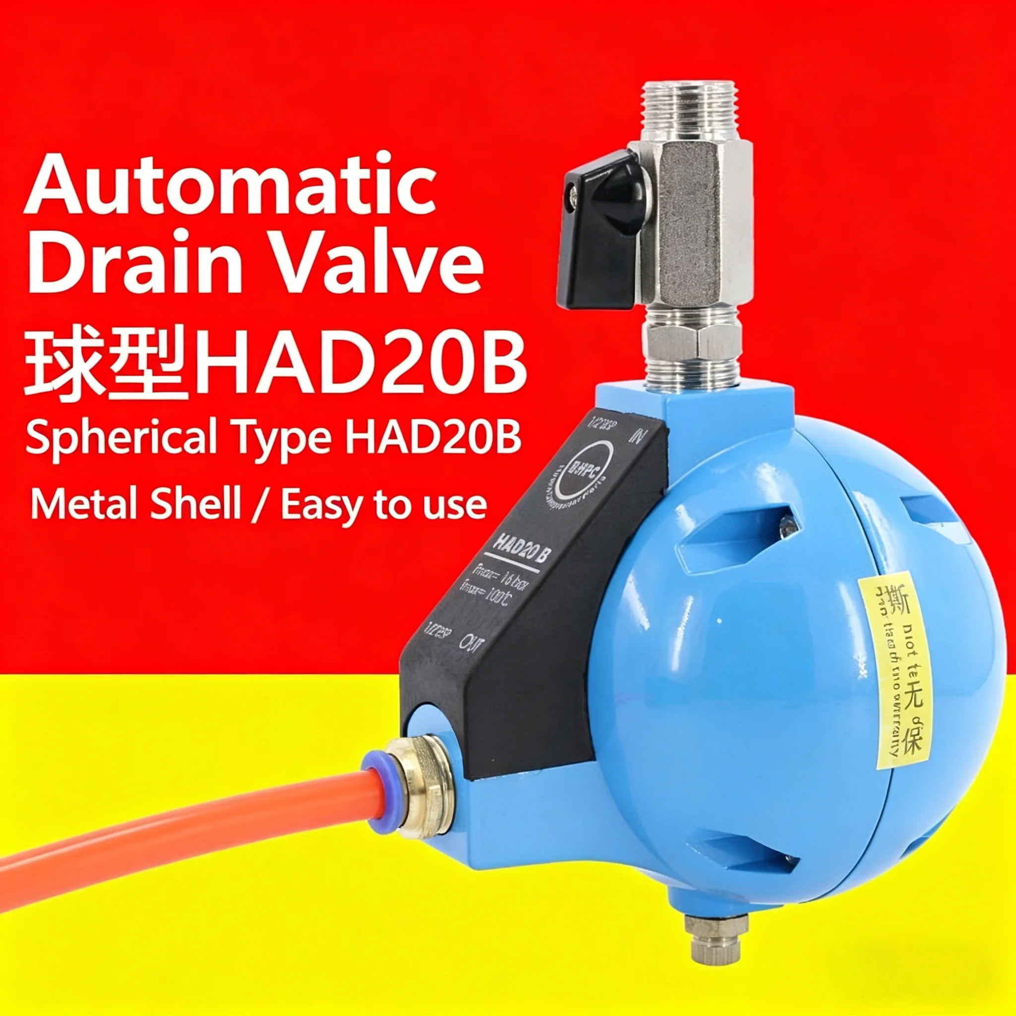 Automatic Water Drainer HAD20B Air Pump Air Tank Air Drain Valve Drainer