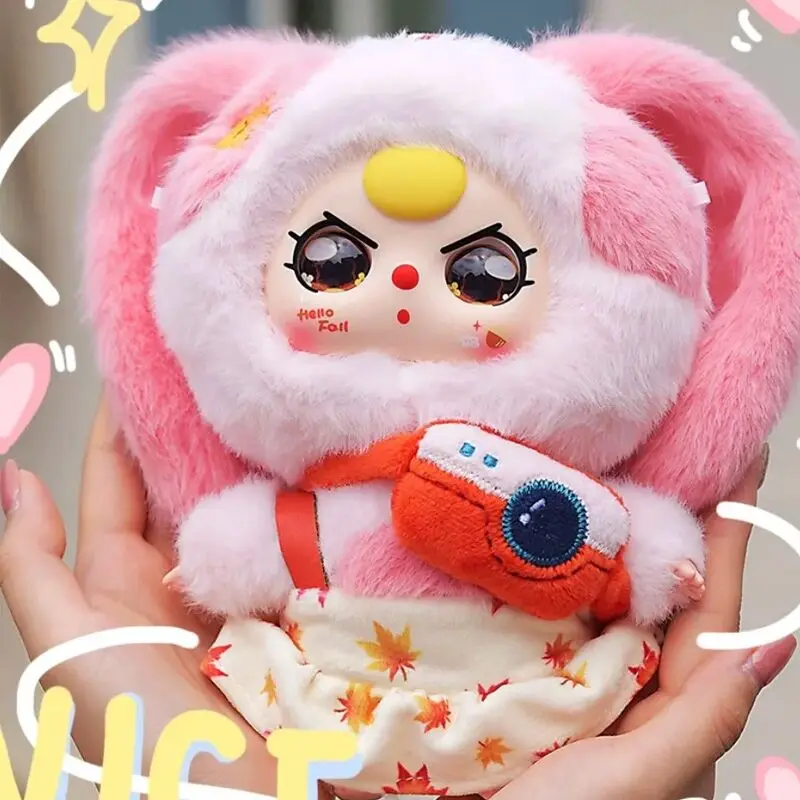 Baby Drei Herbst Märchen Serie Plüsch Blind Box Vinyl Puppe Trendy Spielzeug Rucksack Anhänger Dekoration Mystery Box Geburtstag Geschenk