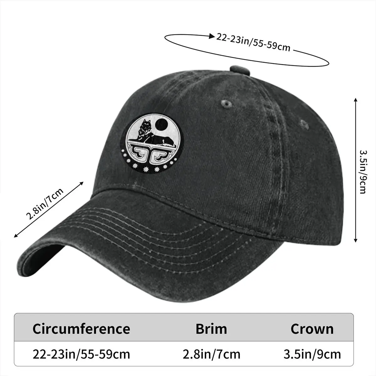 Chechen Wolf Baseball Caps Peaked Cap CHECHNYA Chechen Sun Shade Hats for Men