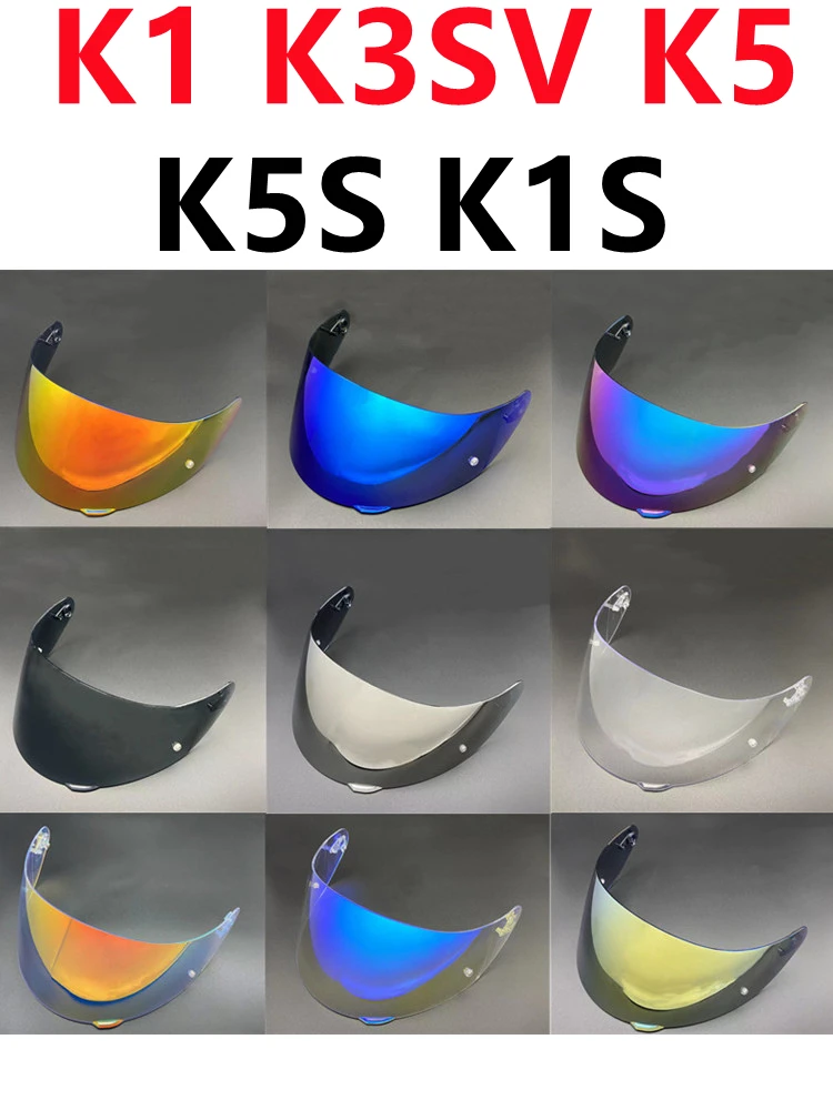 

K1 Visière Moto Face Shield Visor for AGV K1 K1S K3SV K5 K5S Helmet Replacement Lens Visière Casco Sunscreen Viseira Capacete