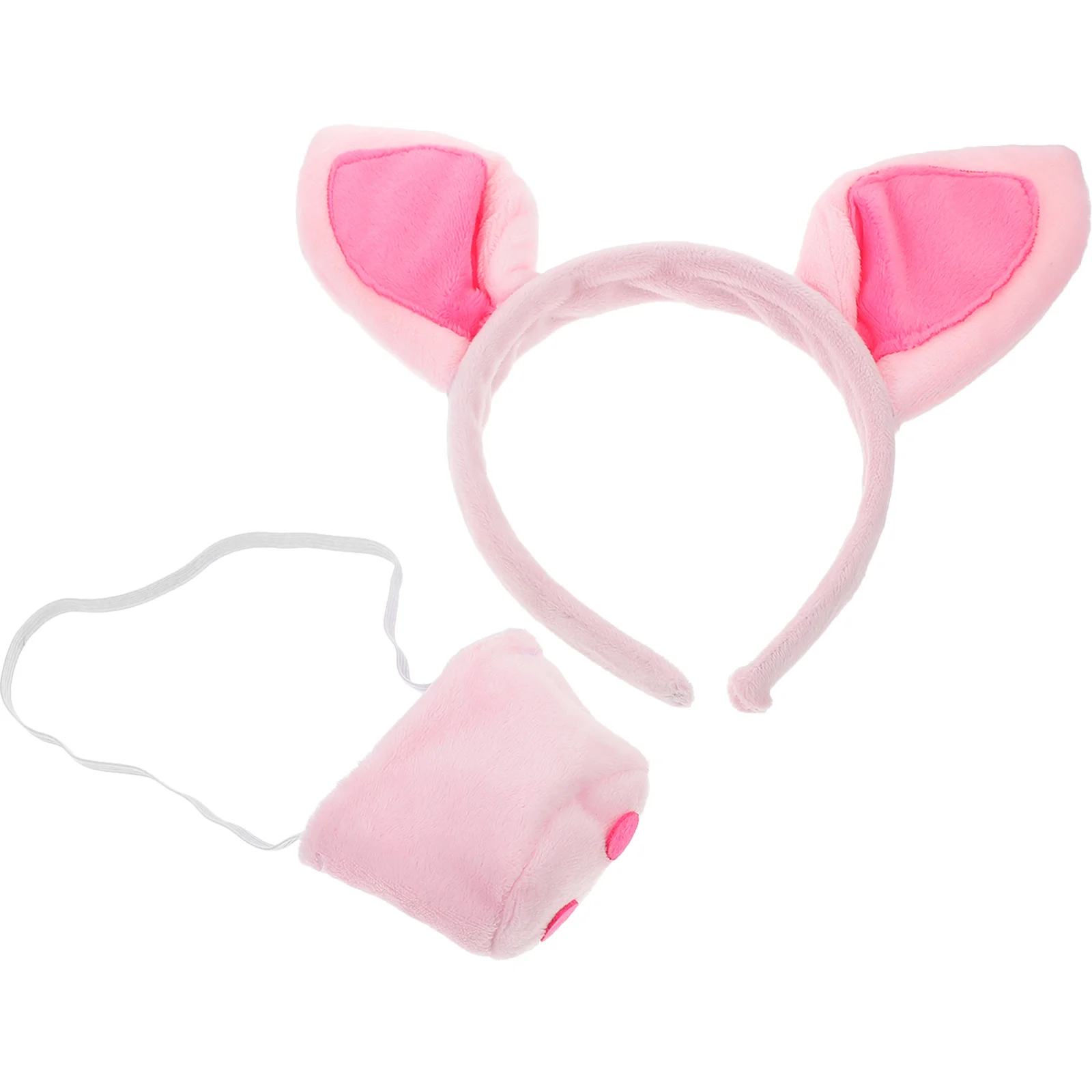 

Headband Set Pig Costume Accessory Halloween Animal Performance Props Nose Aldult Child