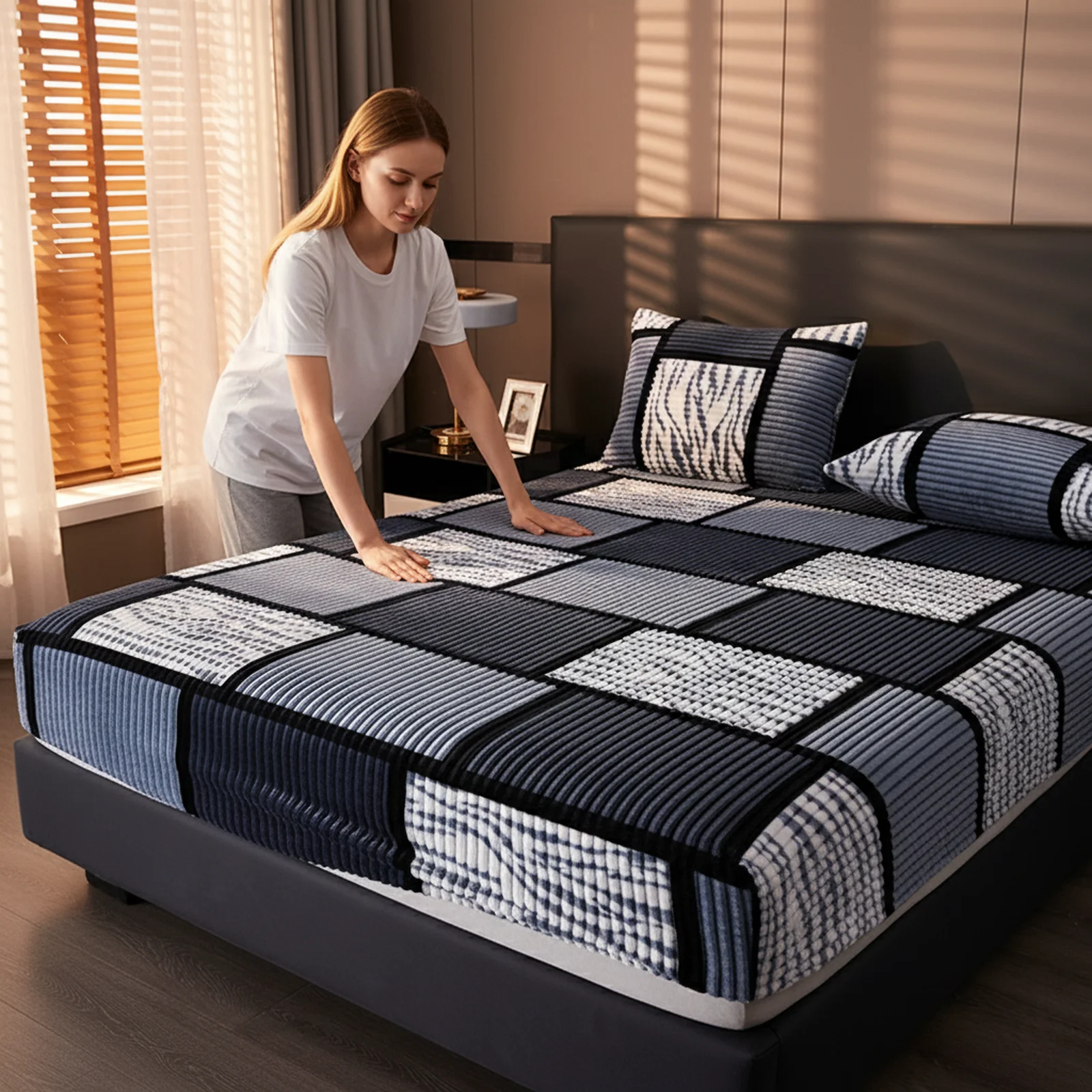 Breathable Hypoallergenic Mattress Protector  Micro Comfort Microfibre Fitted Cover with 14