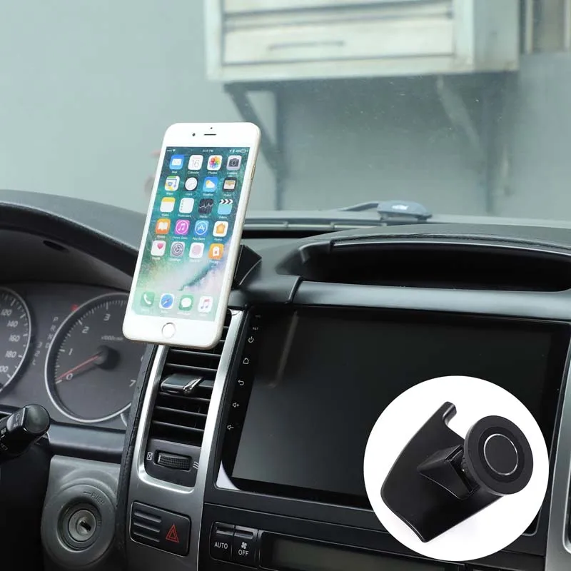 For Toyota Land Cruiser Prado 120 2003 - 2009 Console Car Air Vent Mount Bracket Mobile Phone Holder Cell Phone Stand