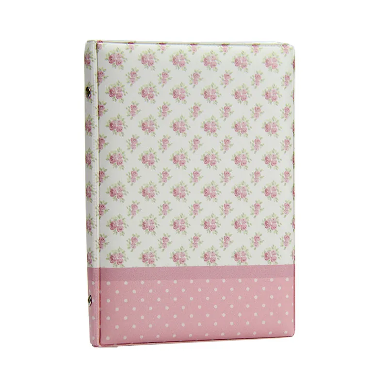 Photo Album 15x21 Princess Luxury Pink 40 Photos W/Baby Diary-5072-8313/356