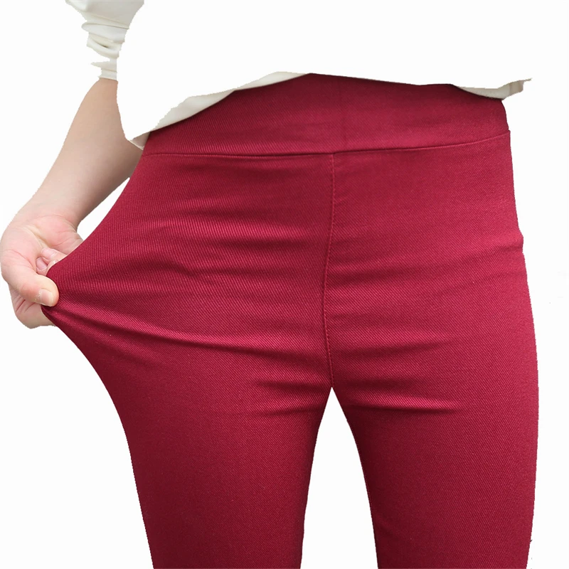 Big Small Girls Skinny Pants Stretch Children Spring Tight Jeans All-matches Pencil Pants Kids Bottoms 2-12Yrs Trousers