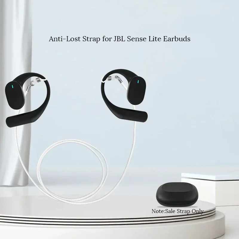 Anti-Lost Neck Rope Strap forJBL Sense Lite Wireless Earbuds Non-Slip Polyester Sports Lanyard Earphone Accessory