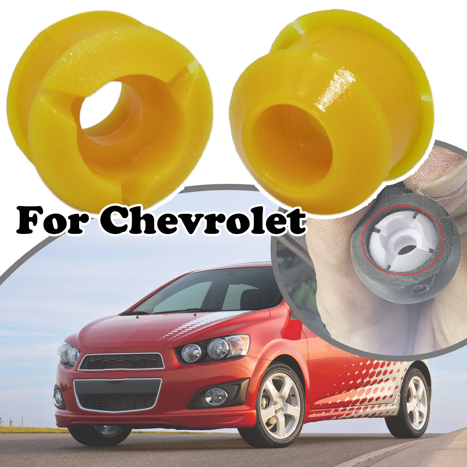 2pc For Chevrolet Automatic Transmission Shift Cable Bushing Repair Kit Gear Selector Change Lever And Pivot Grommet Replacement