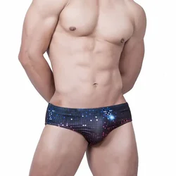 Sexy Low Rise Men 's Swimwear Swimsuits Swim Surfing Boxer Briefs Bikini Bulge Pouch Beach Board Shorts Bathing Suit Underwear