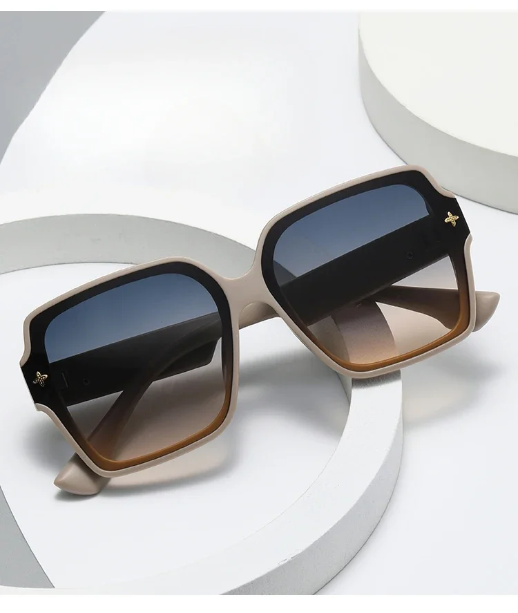 High-end sunglasses for women with big faces and thin summer UV protection sunglasses sun protection