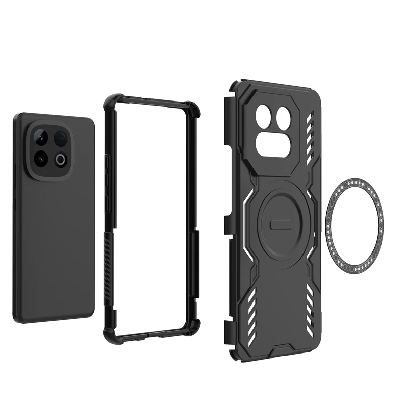 Case For Vivo iQOO Z10 Turbo Plus Magnetic Adsorption Wireless