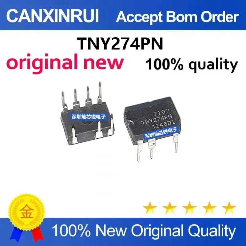 (5-100pieces)Brand New Original TNY274PN TNY274 DIP7 Power Management IC