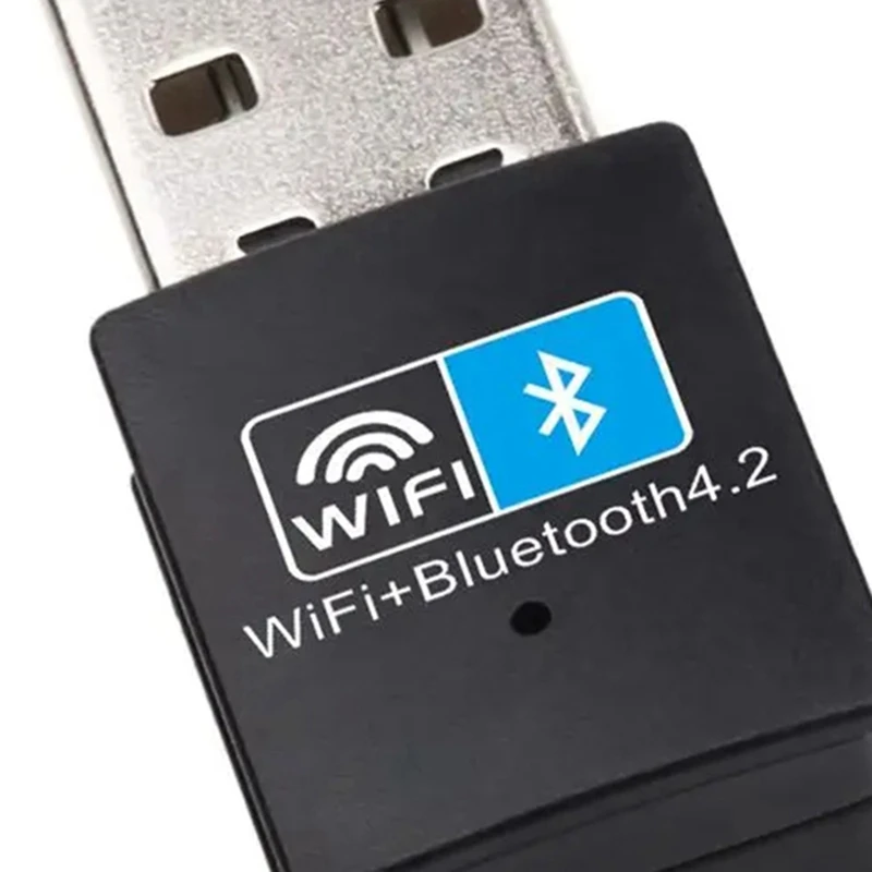 Adaptador USB Wifi Compatible con Bluetooth V4.2, tarjeta de red inalámbrica, transmisor de antena Wifi, reemplazo de receptor de Internet Lan para PC