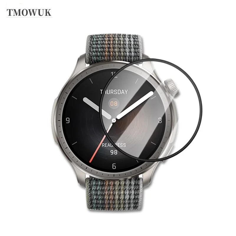 For Amazfit Balance Anti - Scratch Protective Film HD Soft For Curved Screen