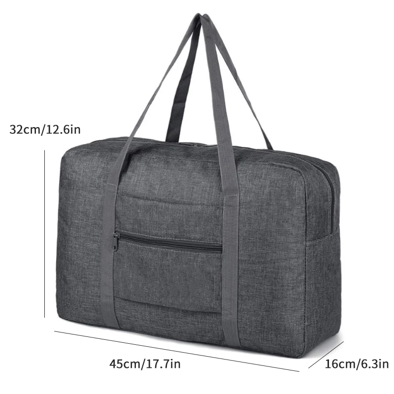 TINYAT Tas Tangan Poliester Wanita Multiwarna Kapasitas Besar Tas Travel Lipat Ringan dan Tahan Lama untuk Perjalanan Luar Ruangan.