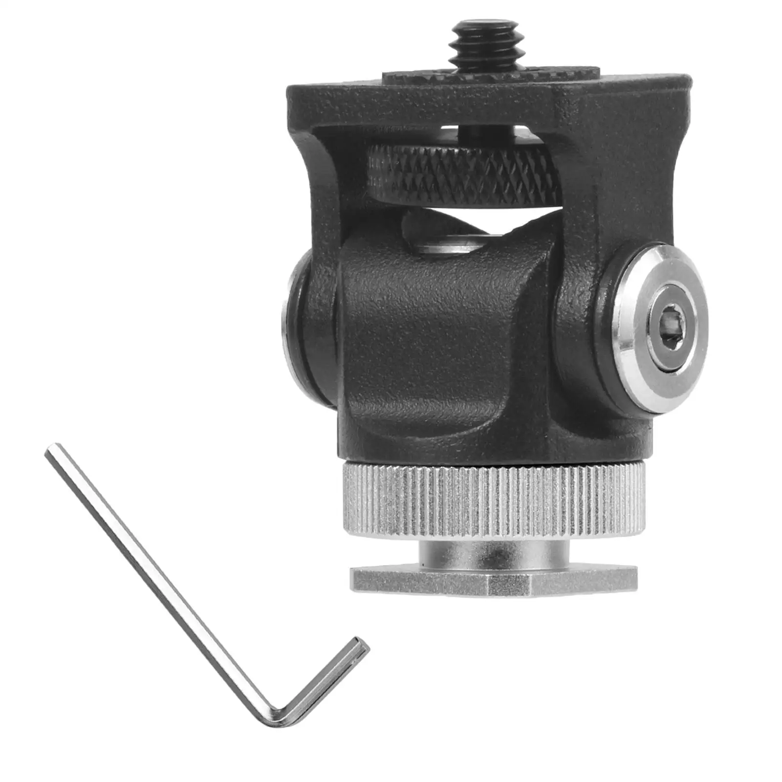 360 Swivel Hot Shoe Mount Adapter 1/4\