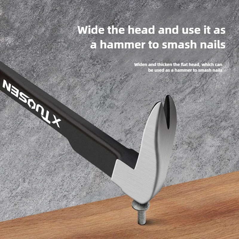 TUOSEN ネイルプーラー猫の足ネイルリムーバー多機能バールツール鋼ネイルエクストラクター家庭用木工ツール