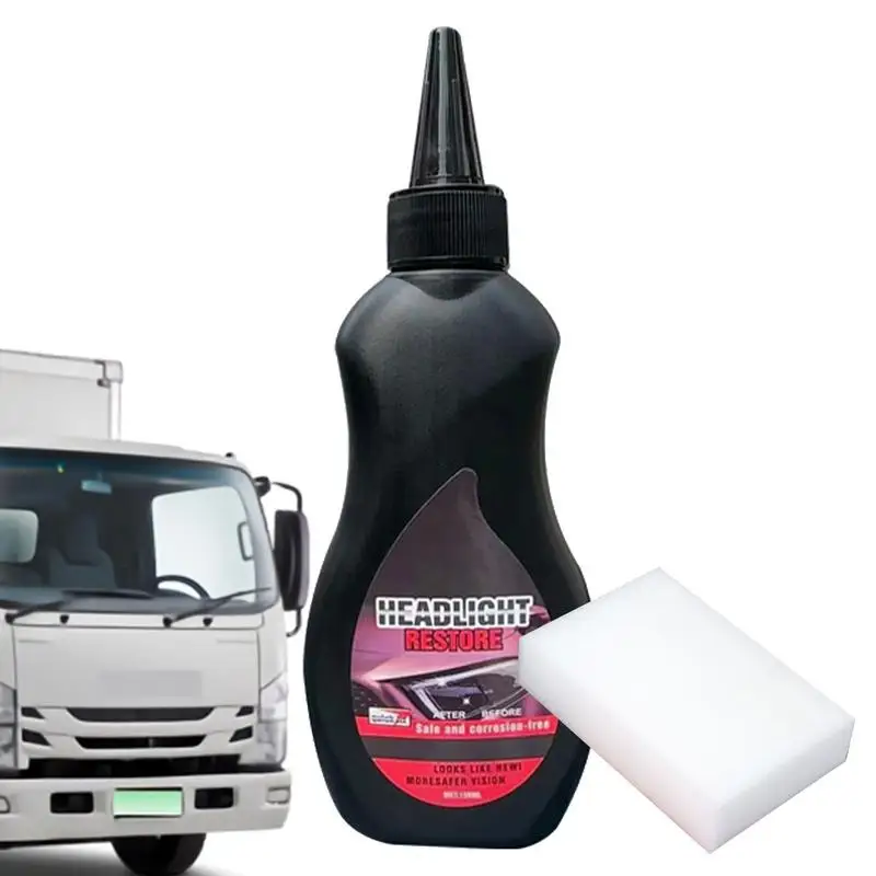 

Car Headlight Repair Fluid 150ml Car Headlight Scratch Restoring Fluid Headlight Cleaner Scratch Repair Agent For Polishing