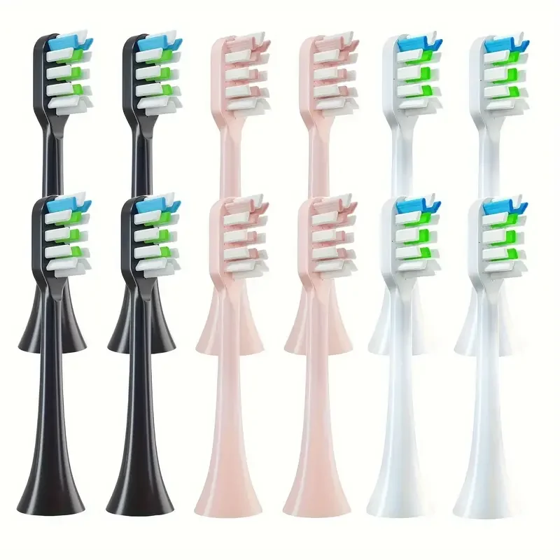 4-12Pcs Replacement Brush Heads for SOOCAS X3 X5 V1 X3U 5-10pcs Bristle Heads Electric Toothbrush Dupont Bristle Sealed Packed