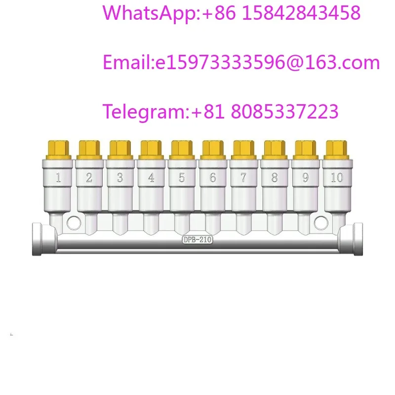 Spare Parts For DPB18 DPB15 DPB110 Pressurized Oil Distributor & Flow Divider