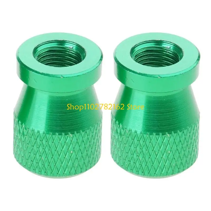 

547B Sturdy Aluminum Motorcycle Wheel Tire Valves Protectors Covers Caps, Easy Install Against Dirt Moisture for Everyday Use