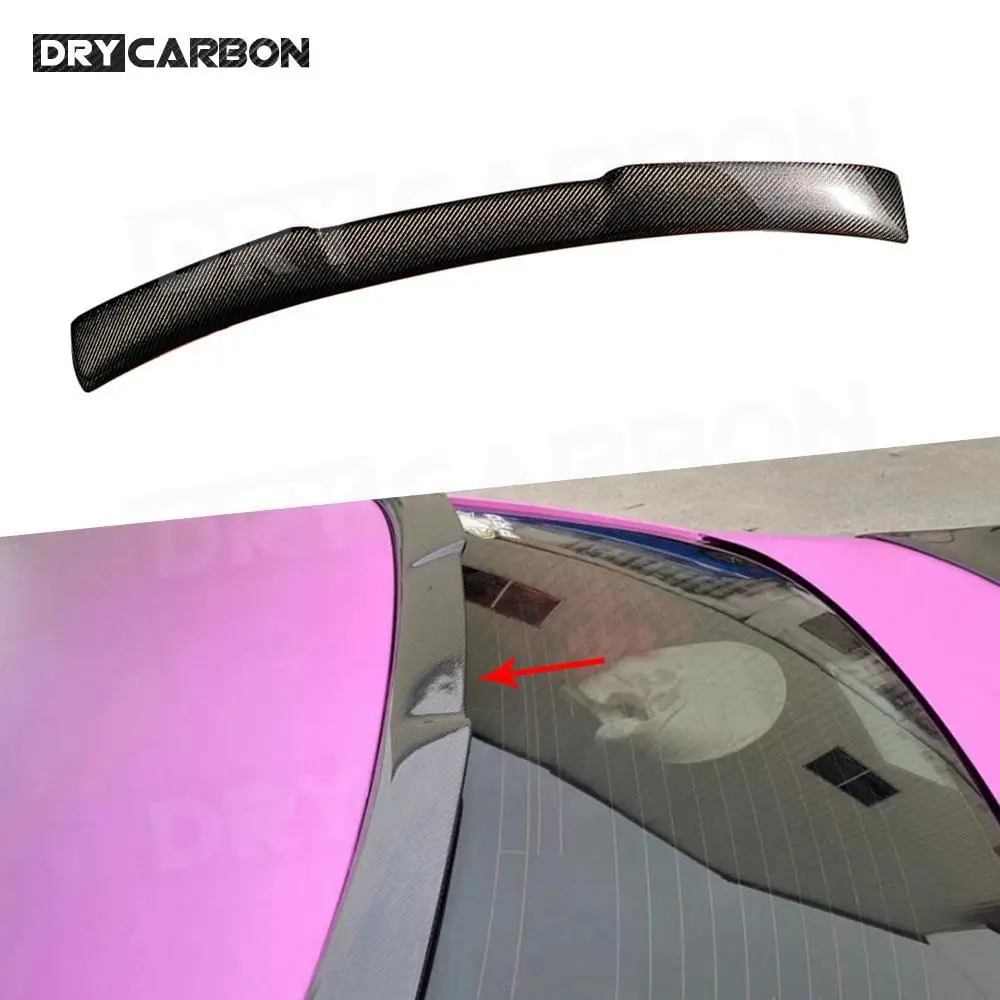 

Forged Carbon fiber Rear Spoiler Wings For Infiniti Q50 2014-2017 Rear Roof Spoiler Wing Duckbill Rear Trunk Wing Spoiler