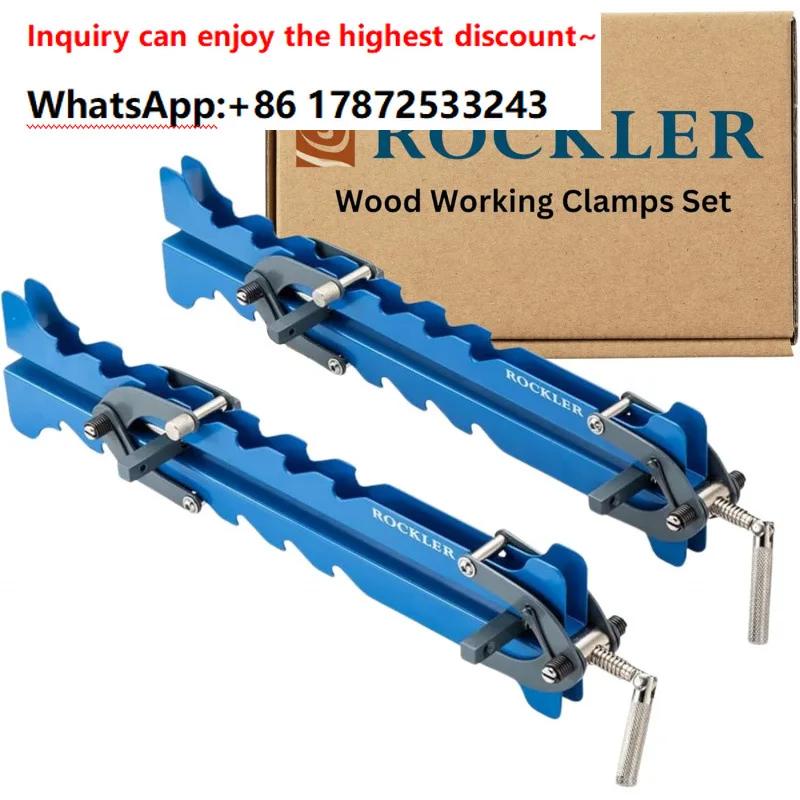 Panel clamp powerful four-way pressure cabinet clamp serrated pattern mini fixture set