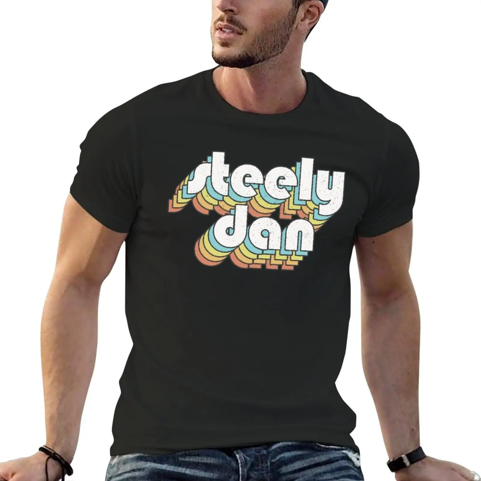 

Retro Steely Rock jazz Classic T-Shirt customs design your own essential t shirt t shirts for men pack