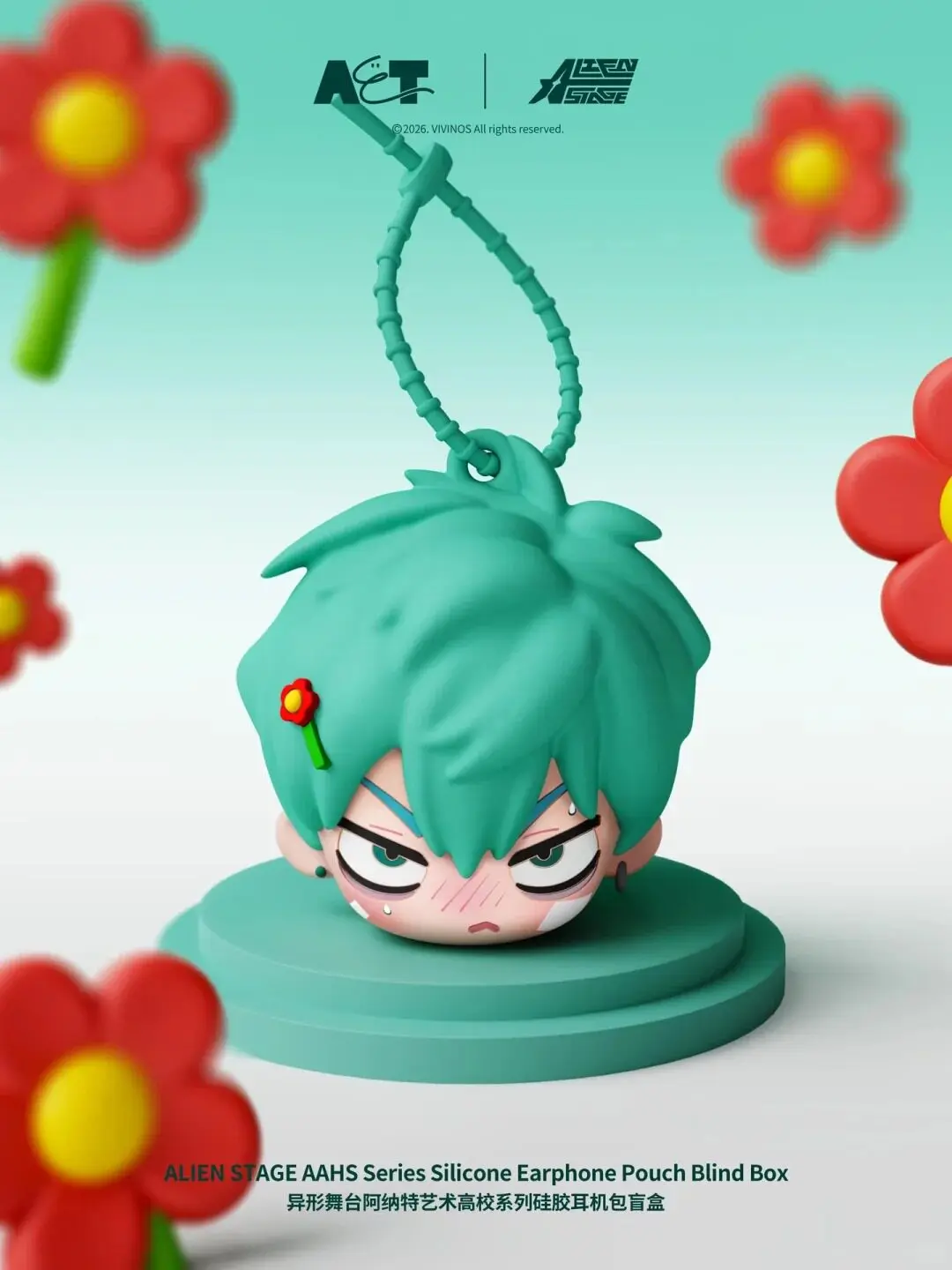 Original Alien Stage Blind Box Anart Art Academy Silikon-Ohrhörer-Schutzhülle Dekorativer Anhänger Sammlerstück Überraschungsgeschenk – Detail 8