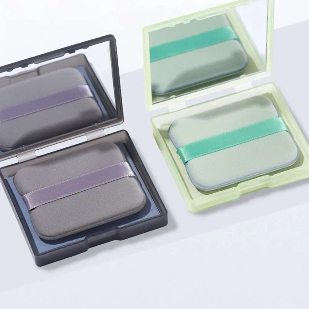 さわやかな顔の油吸収紙 パウダーパフとミラー付きのオイルコントロール フェイシャルケアツール 柔らかい肌に優しいフェイシャルペーパー