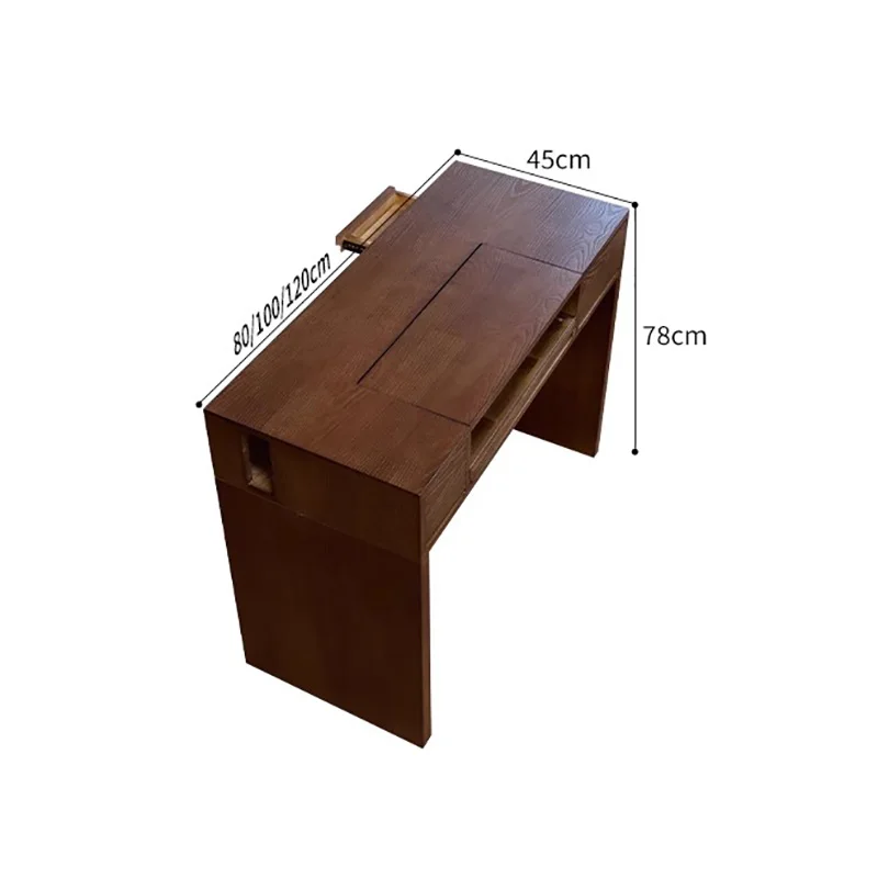 French Professional Manicure Table Dust Collector Luxury Nordic Retro Nail Table Classic Trendy Mesa De Manicura Salon Furniture