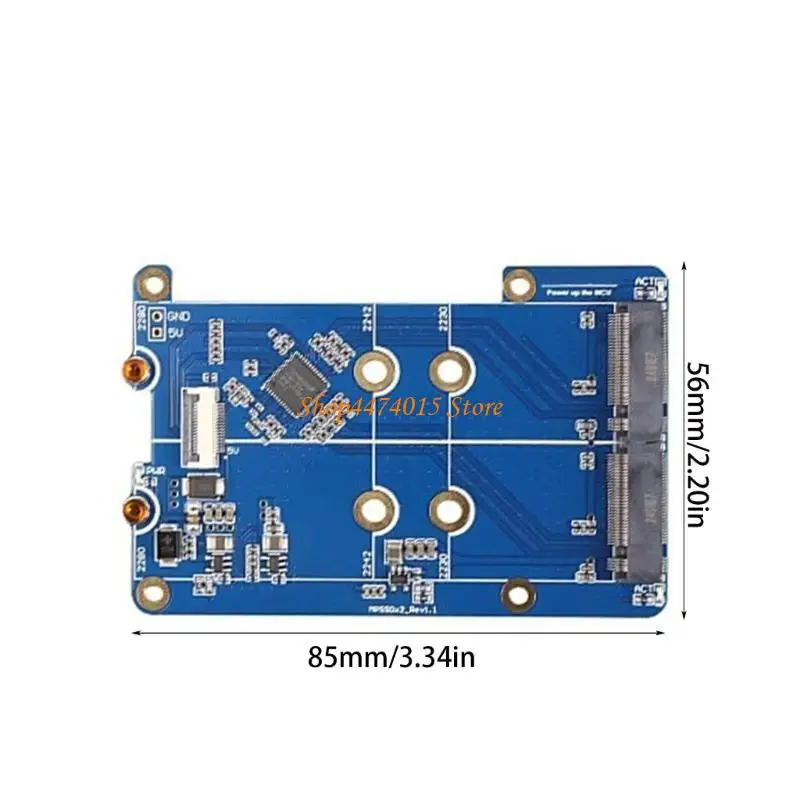 K1AA PCIE إلى NVME Double SSD التوسع في نقل البيانات بشكل أسرع