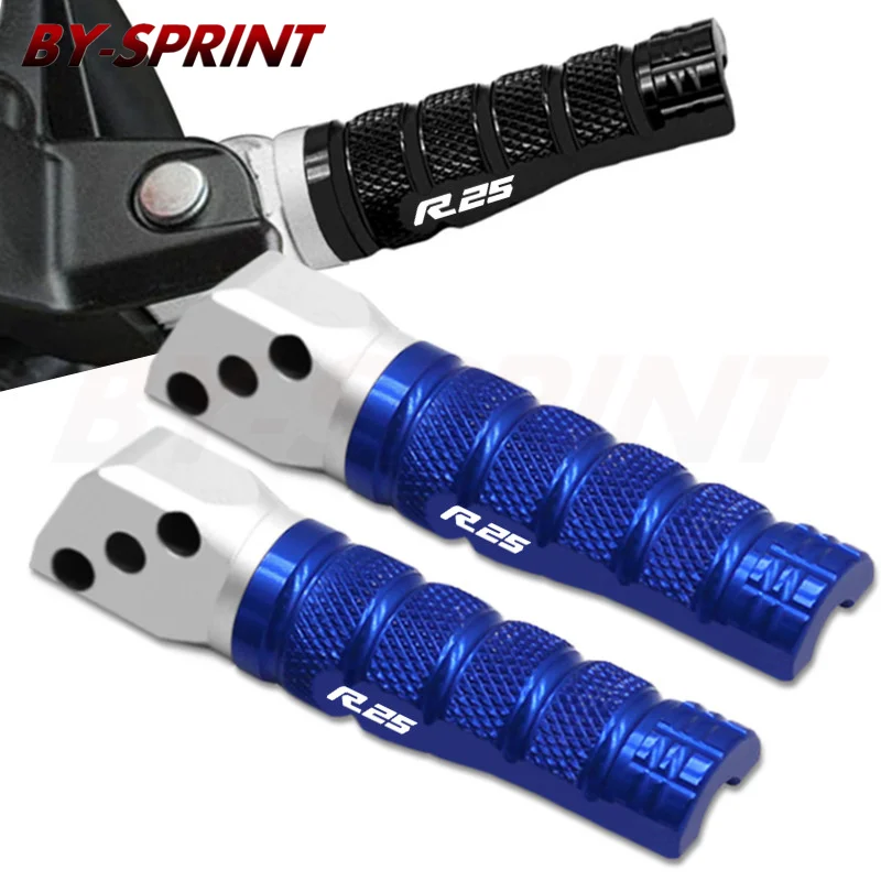 

R25 YZF-R25 Motorcycle CNC Rear Passenger Footrests Foot Peg Kits For YZFR25 r25 2015-2021 2022 2023 2024