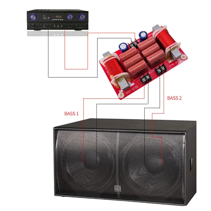 Audio Dead Sync-Haut-parleur à bobine vocale, Caisson de basses, Installation facile, Touriste, 800W