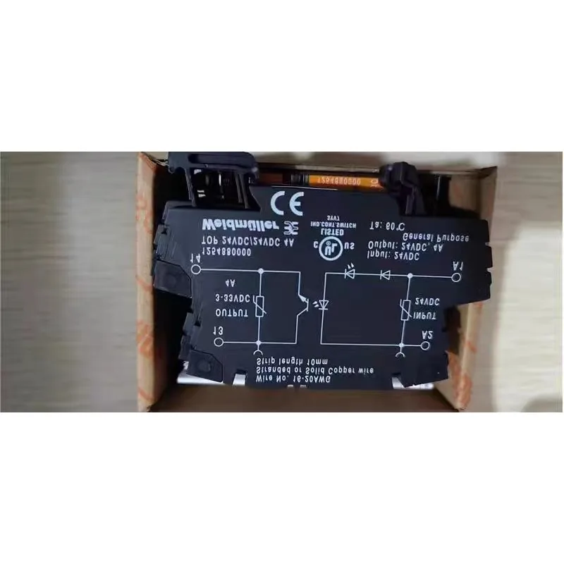 

Parts are suitable for Weidmüller TOP 24VDC/24VDC 4A new original genuine solid state relay 1254880000