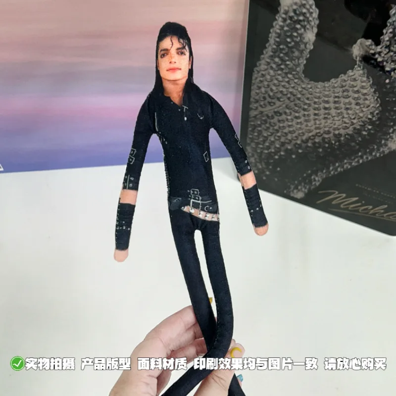 10PCS New Style Michael Jackson Cosplay Prop Doll Plush Stuffed Figure Dolls Room Decoration Abstract Joint Mobility Props Gift view 5