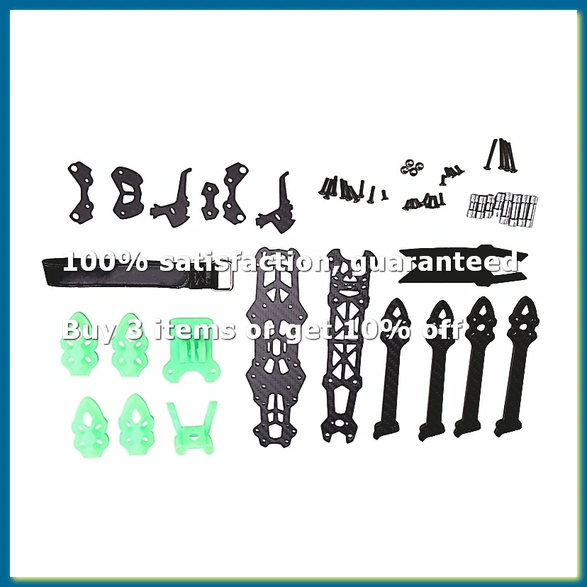 MARK4-HD Mark 4 HD 5Inch 240mm FPV Frame Kit Carbon Fiber W/ 5mm Arm for O3 FPV Racing Drone Quadcopter Freestyle-DT30