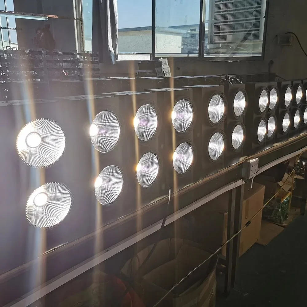 2X100W COB LED 2-Eyes Blinder Light Stage PAR Audience Lighting System for Events And Performances