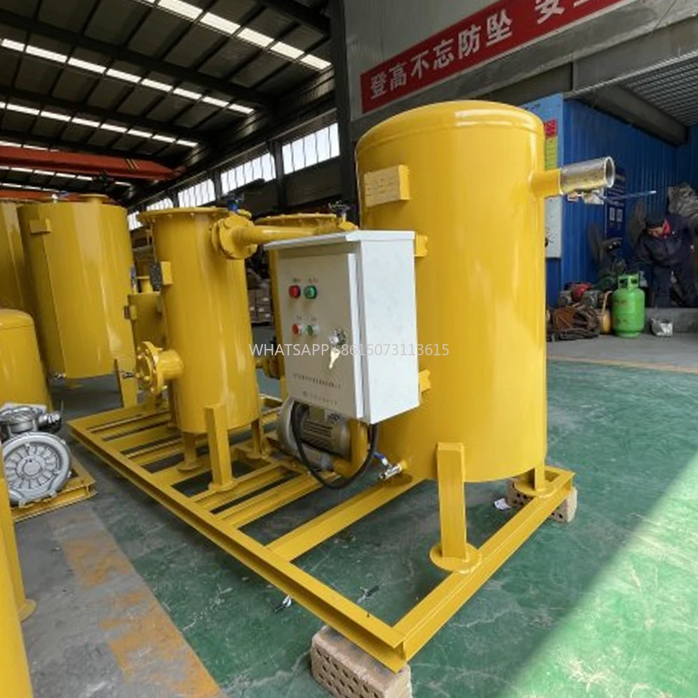 Attrezzatura per lo smaltimento dei gas per la dissfurazione e la disidratazione dei macchinari per serbatoi di purificazione del biogas