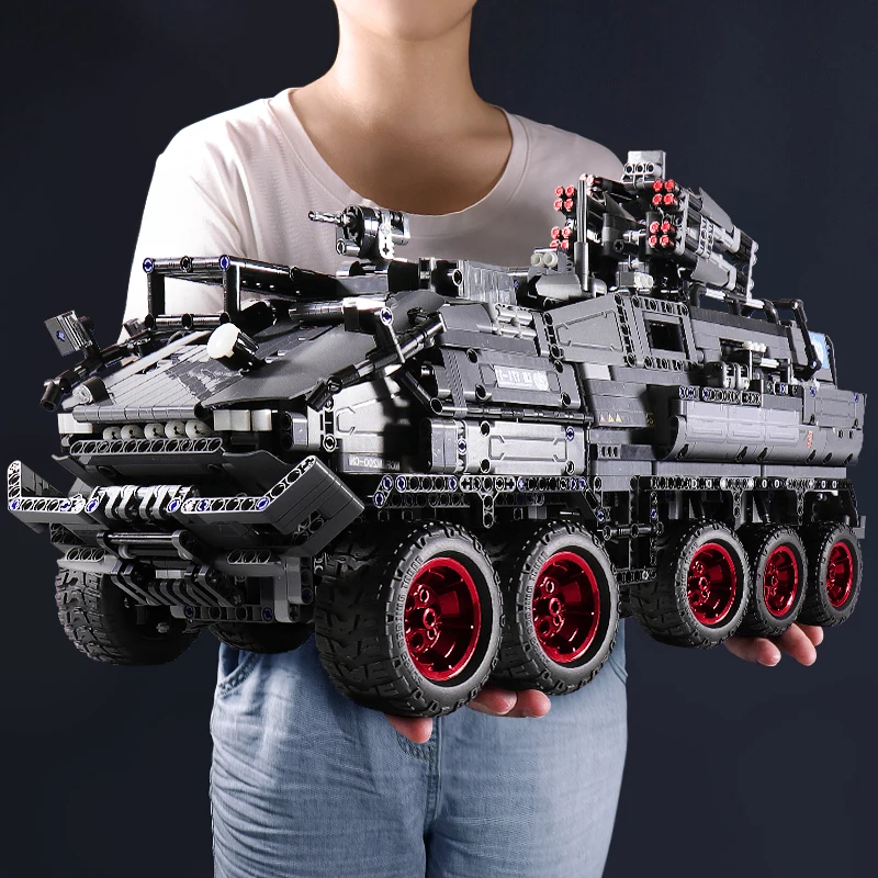 Police Car Building Blocks 6in1 SWAT Armored Vehicle Blocks Transformable Car Blocks DIY Kids Toys Christmas Holiday Gifts