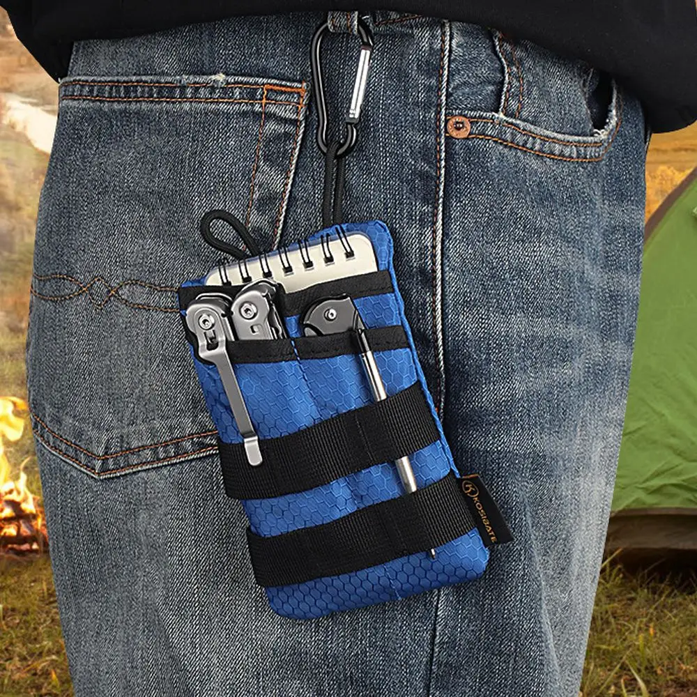 

Oxford Hiking Outdoor Coin Purse Foldable Compact Design EDC Pouch Wallet Large Capacity Thin Camping Storage Wallet Climbing