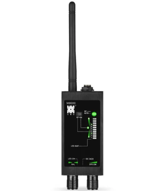 Rastreador GPS de câmera sem fio M8000 de alta qualidade e detector de bugs RF para celulares com compatibilidade de rede GSM