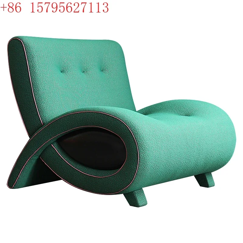 

YY Peacock Green Leisure Chair Italian Minimalist Art Shaped Lazy Chair