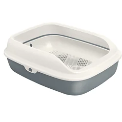 PAKEWAY Strong Plastic Cat Litter Box Open Wholesale Cat Toilet Cat Litter Tray