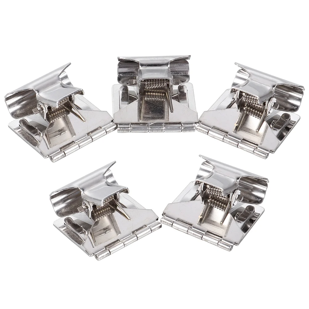 

5 Pcs Price Tag Clip for Shelves Small Stand Shelf Sign Holder with Clamp Food Label Holders Baskets Bracket