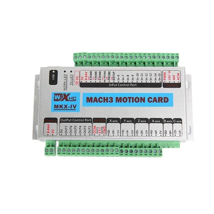 

mach3 cnc controller board usb port motion control card of 2MHZ pulse output speed