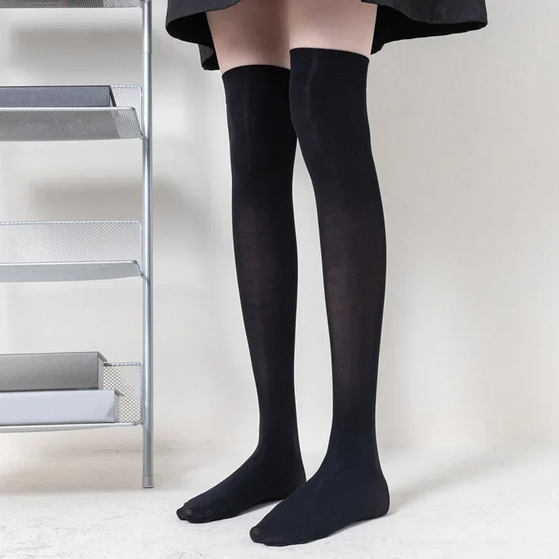 3Pairs Lolita Style Sexy Women Stockings Cute Black White Long Socks Over Knee Thigh High Stocking for Women Compression Sock