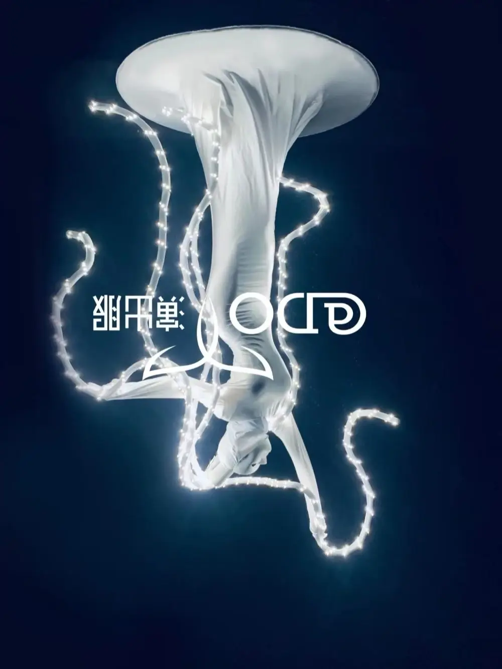 White Led Dress Carnival Shower Celebrate Prom Party Show Wear Women Dancer performance  Club Dress