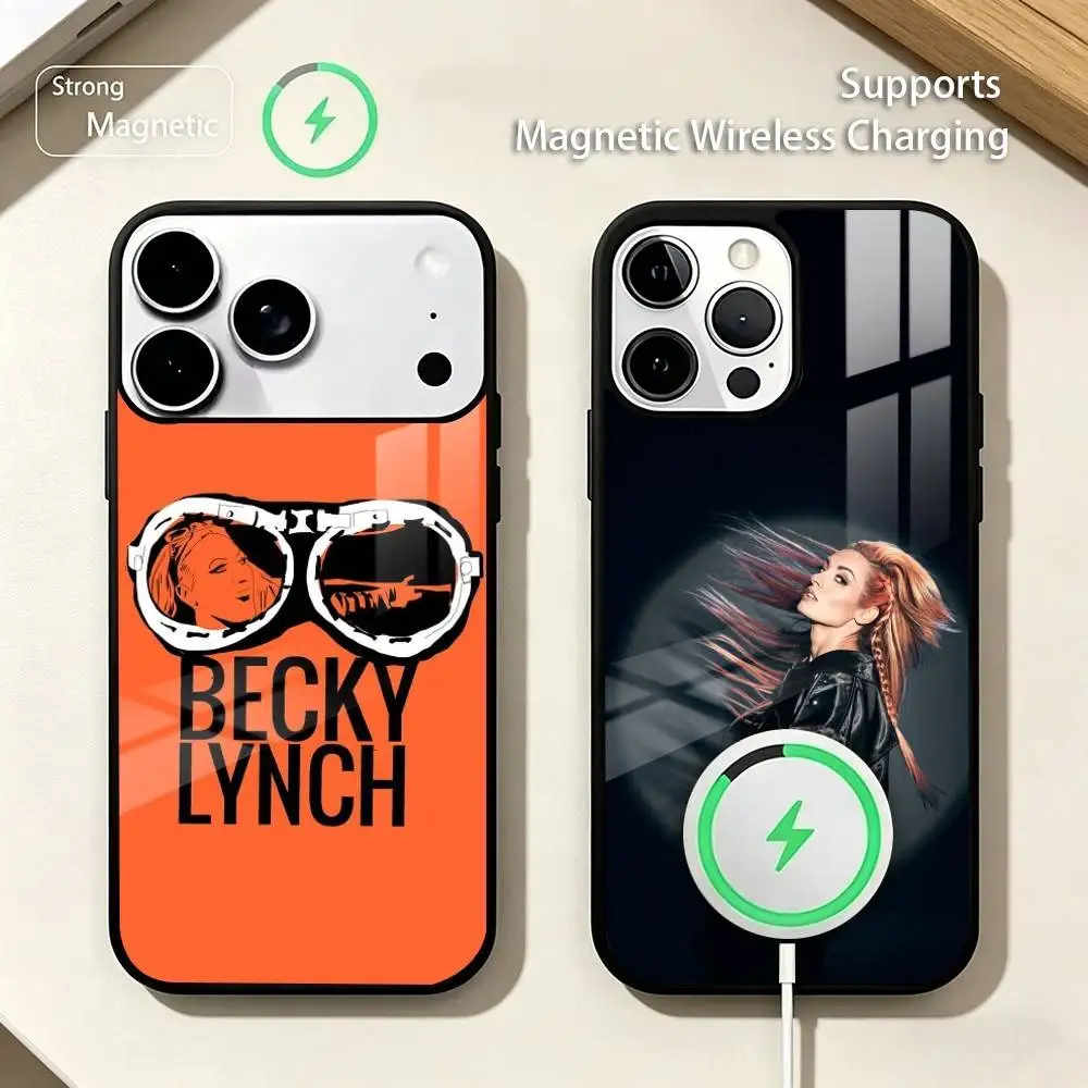 

Wrestler B-Becky Lynch Phone Case For iPhone17,16,15,14,13,12,11 Plus,Pro Allows magnetic wireless charging